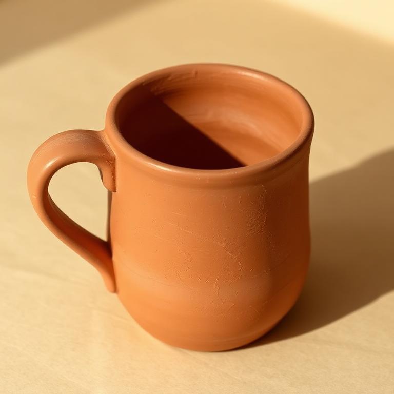 Raw Clay Mug
